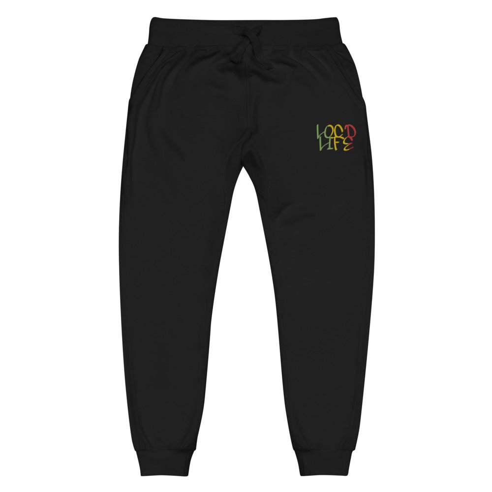 Pan African Unisex fleece sweatpants (Embroidered)